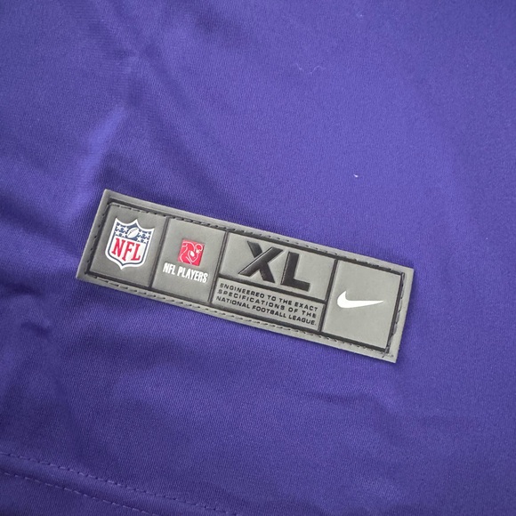 ONLY XL LEFT🏈 ADDISON🏈 MINNESOTA VIKINGS (NFL) ON FIELD NIKE JERSEY - Picture 11 of 14